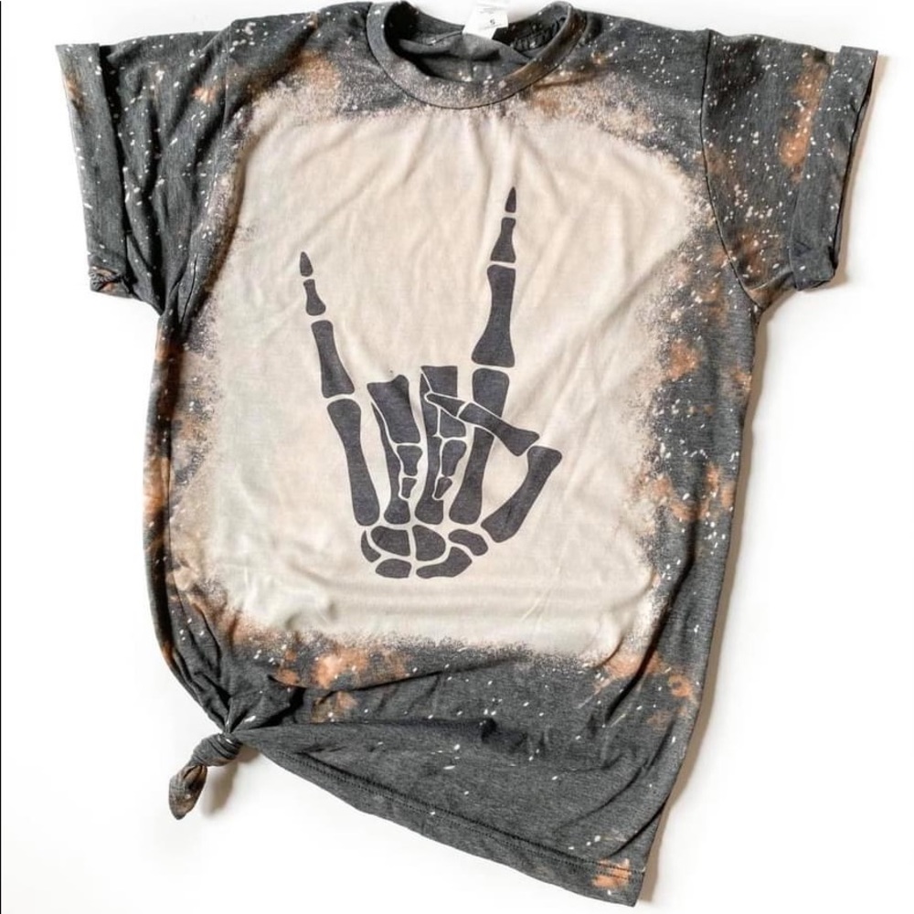 Rock On Skeleton Tee